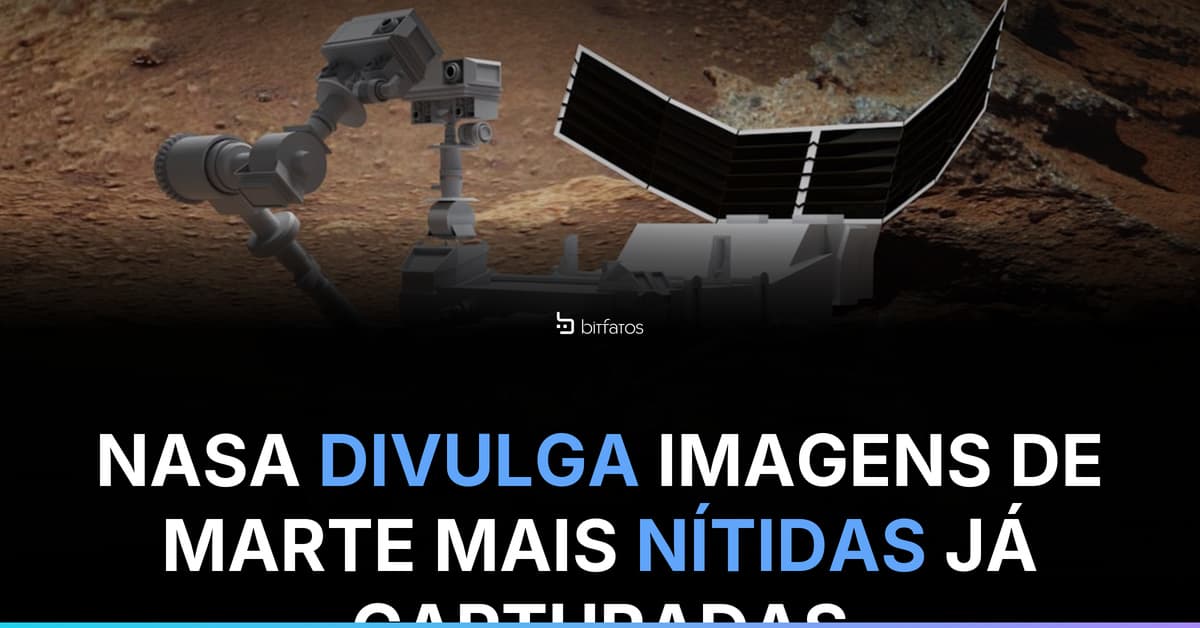 A NASA acaba de divulgar algumas das imagens mais nítidas já capturadas da superfície de Marte