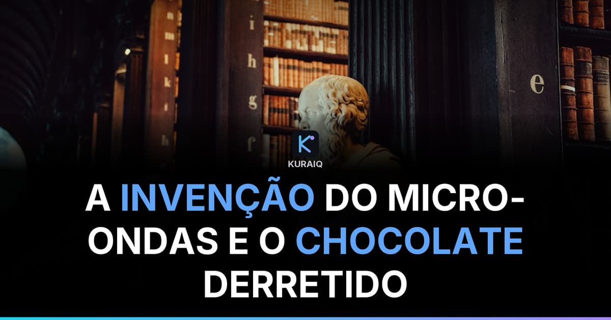 A invenção do micro-ondas foi descoberta porque um chocolate derreteu no bolso de um engenheiro