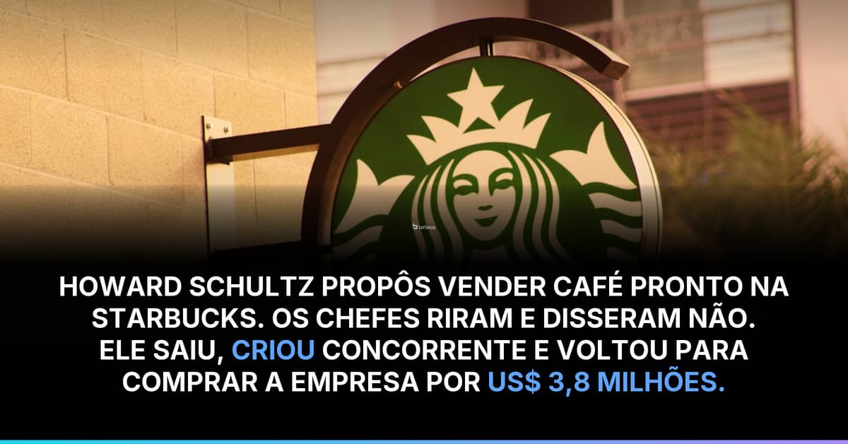 Starbucks quase faliu antes de descobrir o café expresso