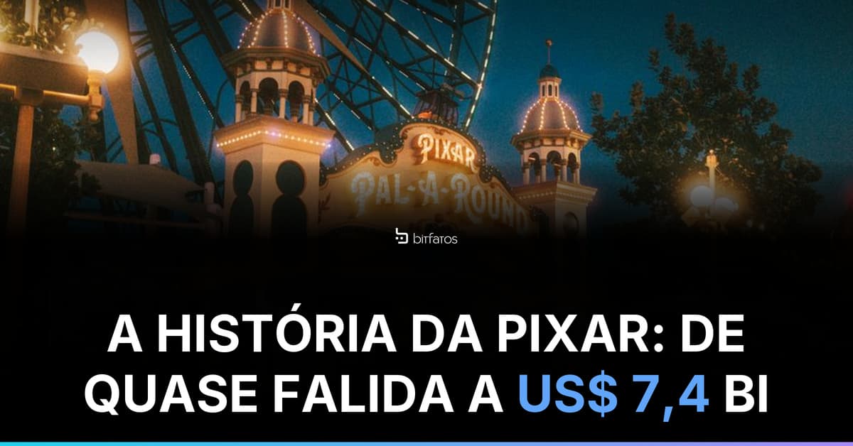 A Pixar era uma divisão de hardware da Lucasfilm vendida por Steve Jobs por US$ 5 milhões — e quase foi vendida para a Microsoft
