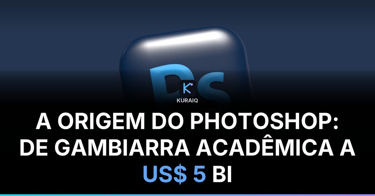 O Photoshop foi criado para salvar a tese de doutorado de um estudante — e quase nunca virou produto