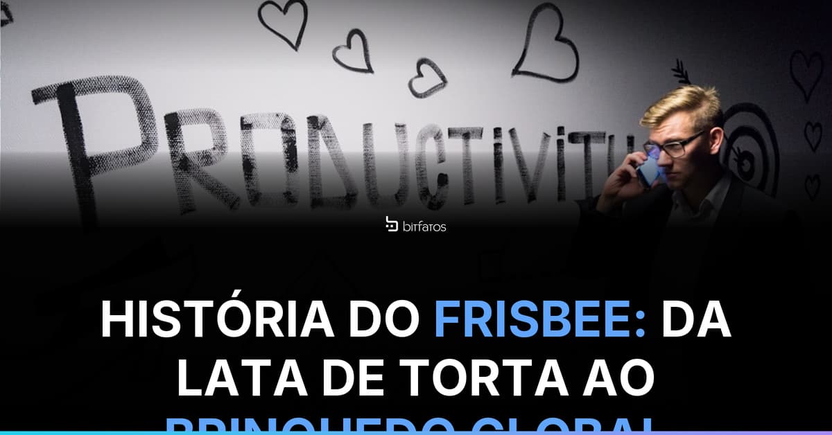 O Frisbee surgiu de uma lata de torta jogada no lixo