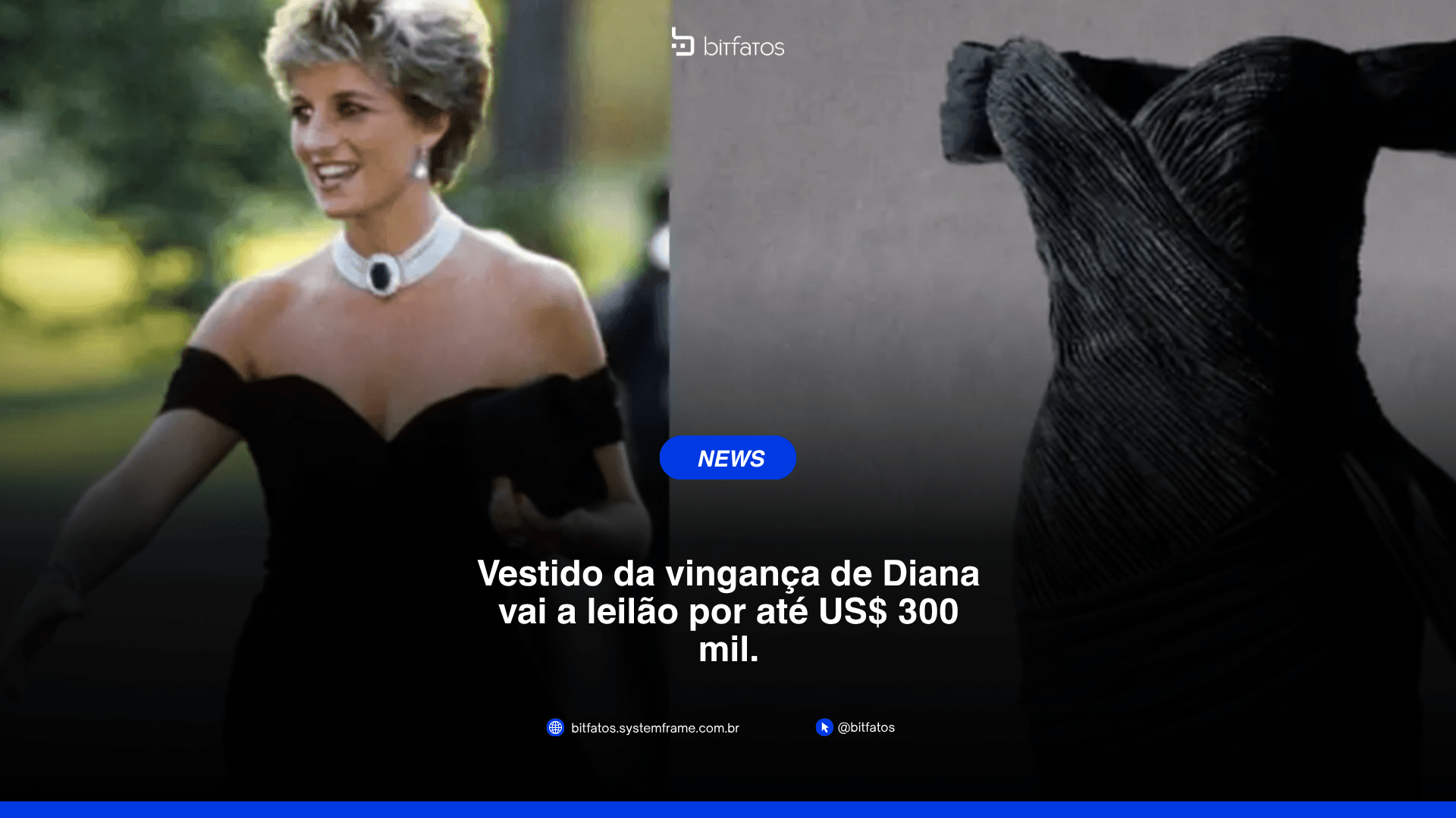 A história do vestido da vingança de Diana, que vai a leilão