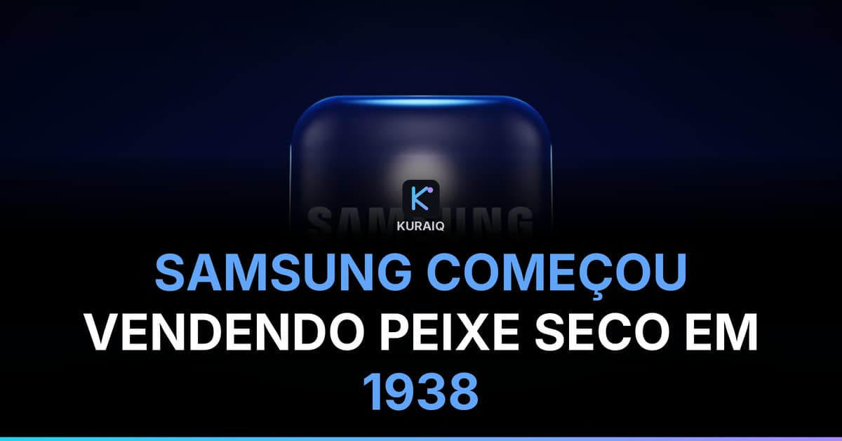 A Samsung começou vendendo peixe seco e macarrão — não eletrônicos
