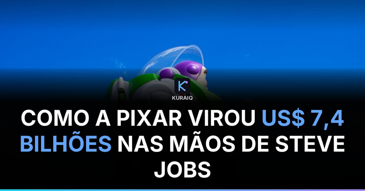 A Pixar foi criada para vender computadores — e Steve Jobs quase a destruiu