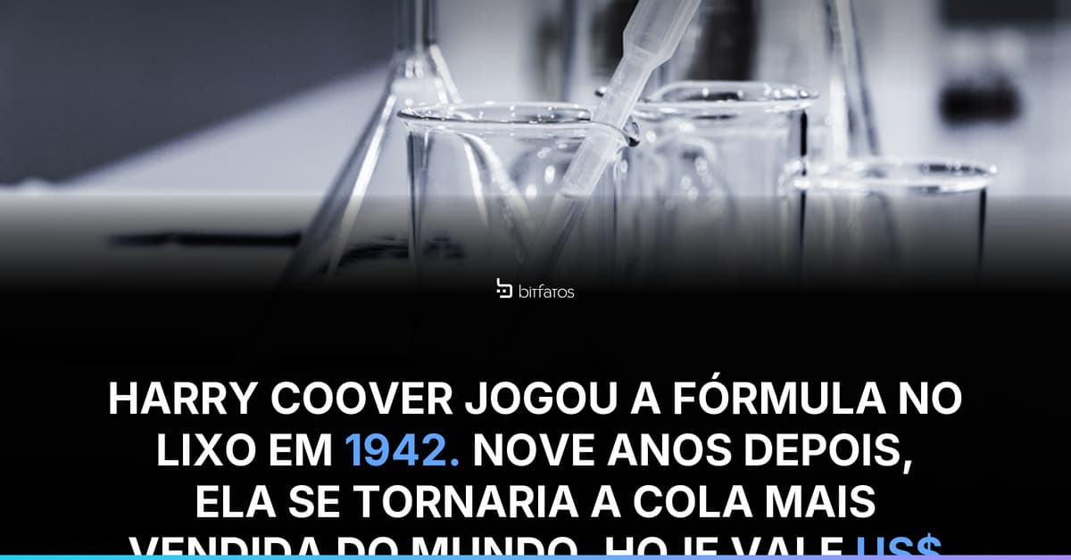 O acidente de laboratório que criou a cola mais usada no mundo