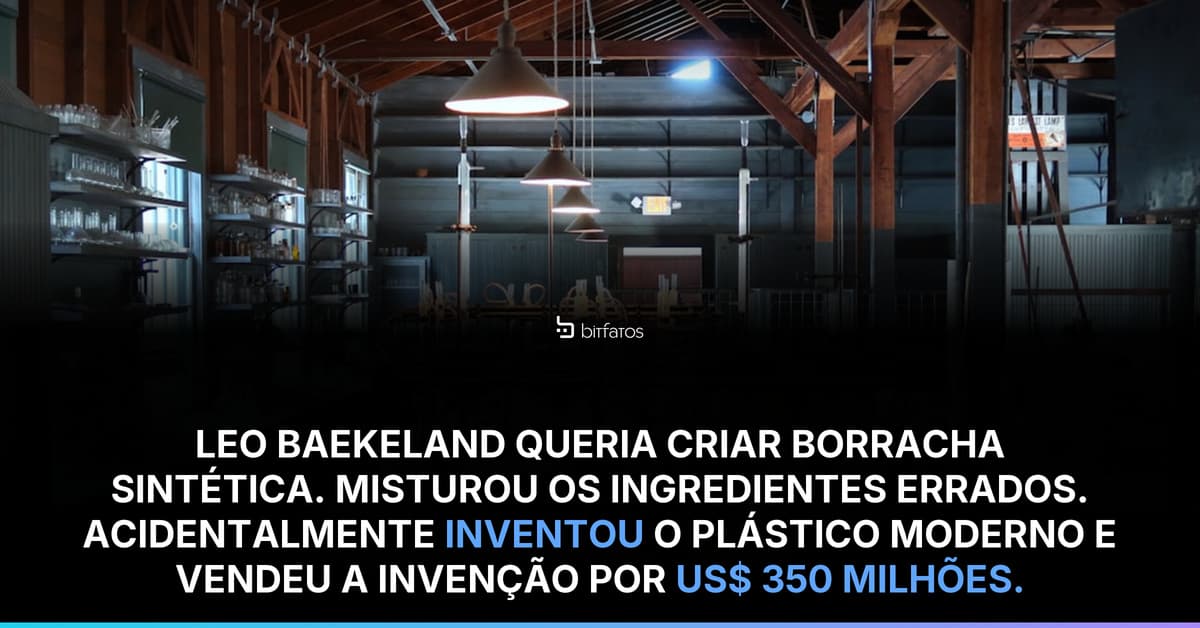 A Empresa de Borracha que Acidentalmente Inventou o Plástico Moderno